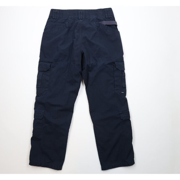 5.11 Tactical Series Mens 38x31 Distressed Ripstop Double Knee Cargo Pants Blue - Picture 14 of 16